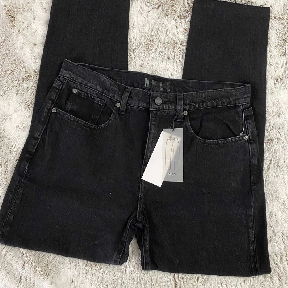 HALE Women Boyfriend Jeans | High Rise Straight Leg Boyfriend Jeans | Straight - Picture 4 of 11